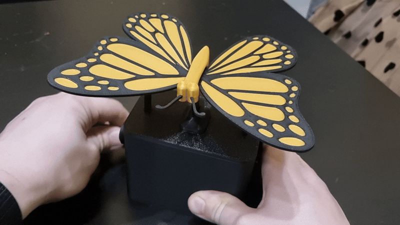Kinetic butterfly Music BOX Kit-K015