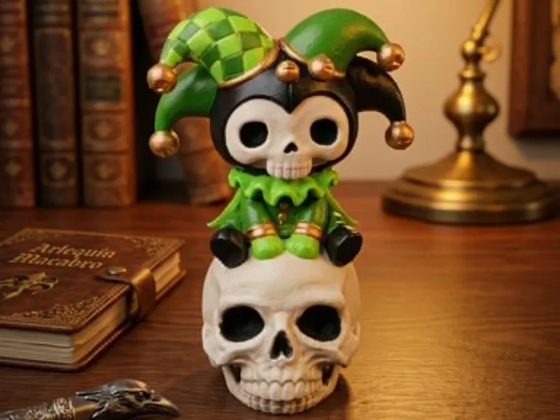 Arlequin sobre craneo /Harlequin Riding a Skull