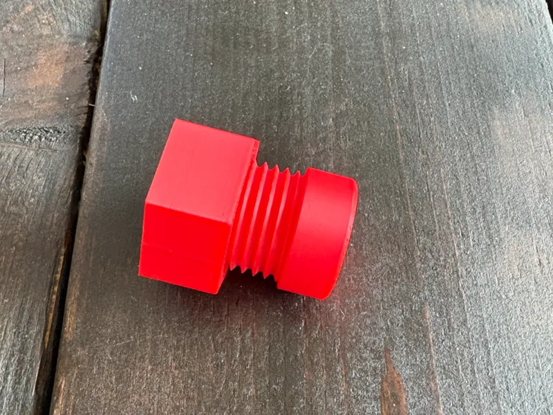 Nut and Bolt Thread Fidget Toy
