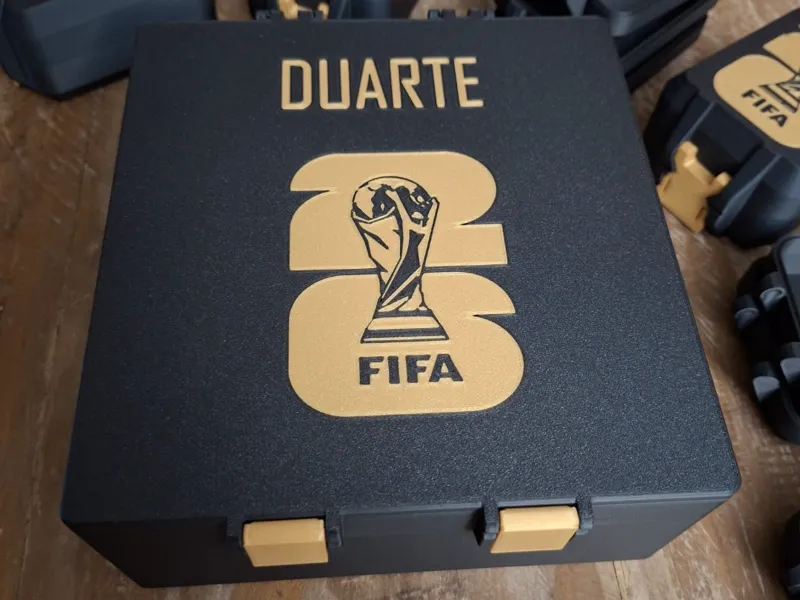 Caixa organizadora para cromos "fifa"