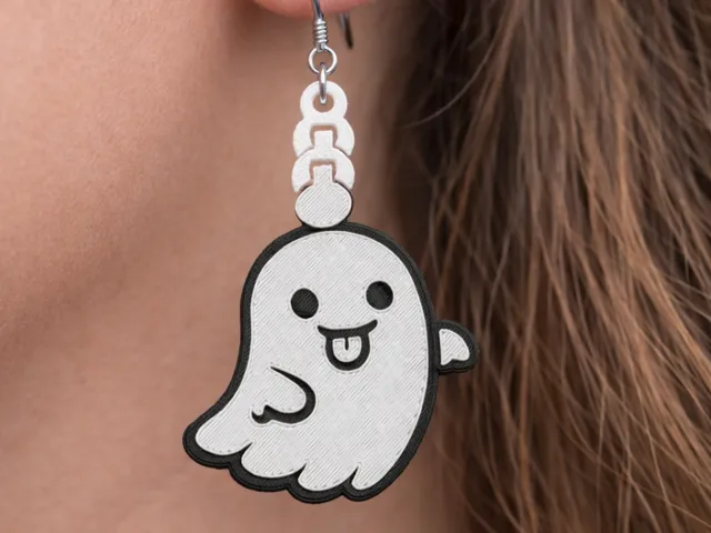 Pendiente Fantasma Kawaii