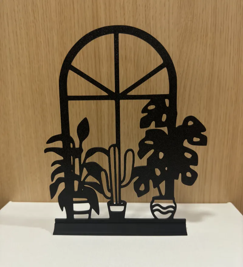Window with flowers