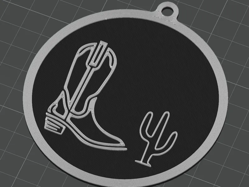 Cowboy Ornament 