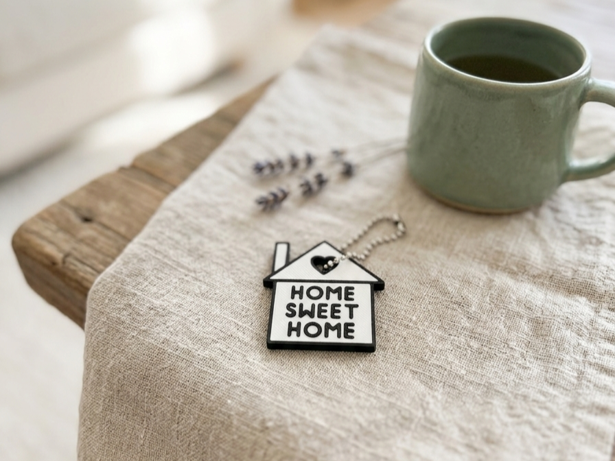 Home Sweet Home Keychain / Keyring