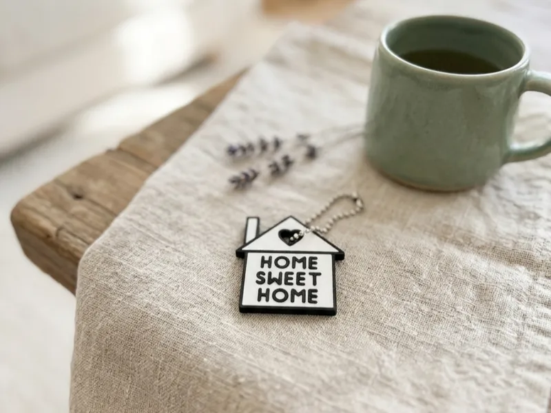 Home Sweet Home Keychain / Keyring