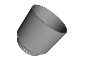 Lens hood PORST 135mm 1:2.8