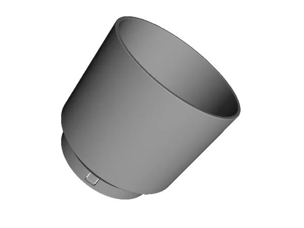 Parasoleil pour objectif vintage 135mm