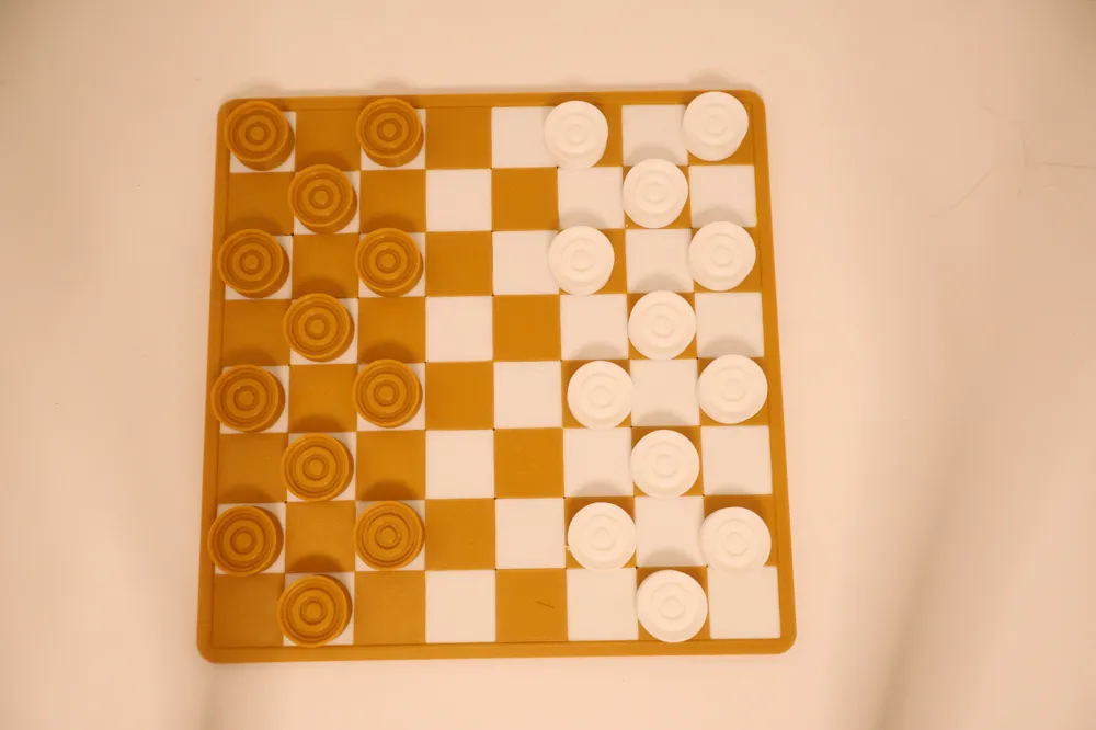 Mini Checkers Mini Checkers Game - Travel - Small by Fin3dPrinting MakerWorld ...