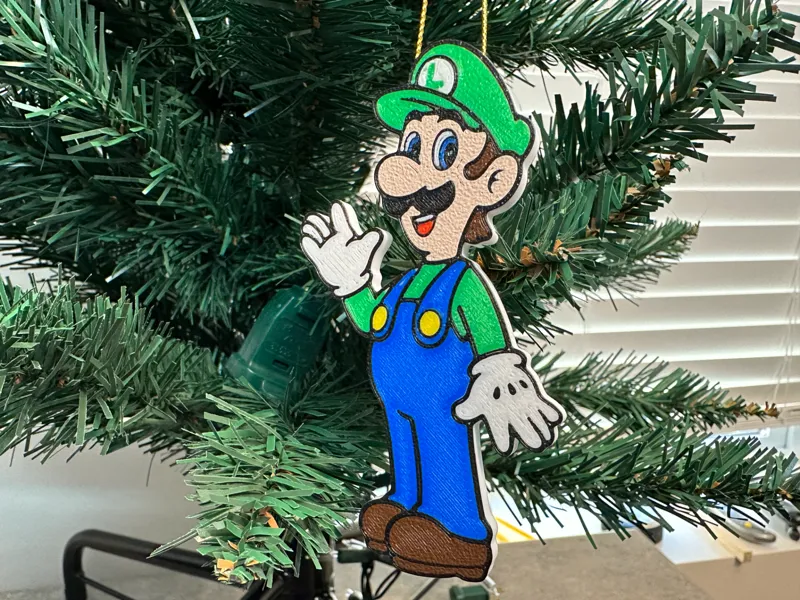 Luigi - Super Mario - Christmas Ornament