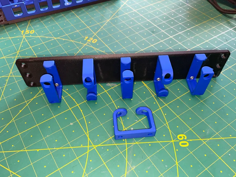 10 inch rack cable management horizontal V2