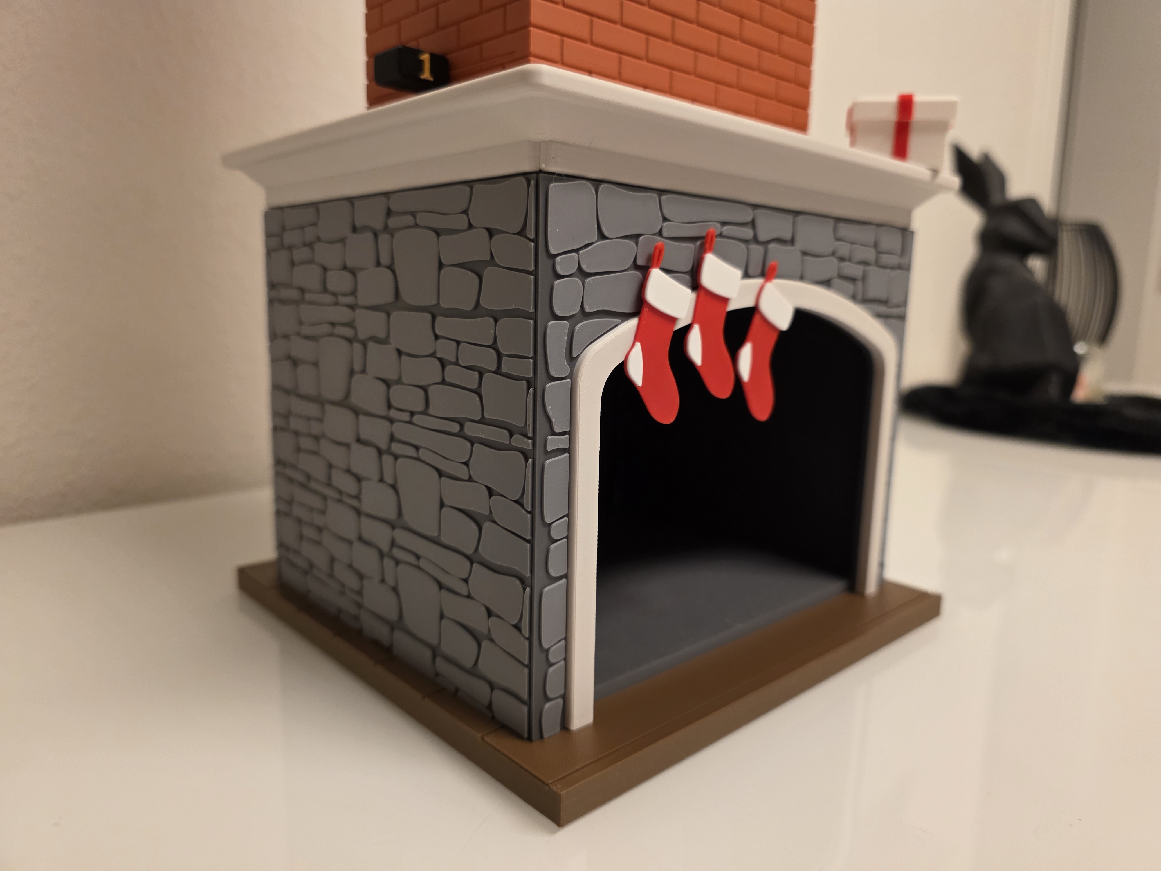 Christmas Chimney Advent Calendar (Larger) No AMS - 1