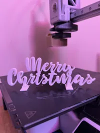 Texte « Merry Christmas » à poser avec support — photo 2