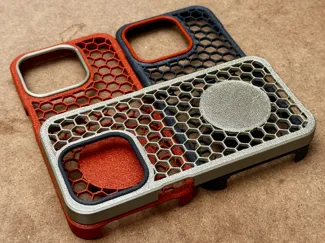 iPhone 15 Pro Case by Infill Pattern w/ Lens Ring