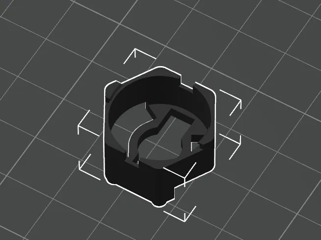 HEXAGONAL OPTIC HOLDER 3/5 WATT LED