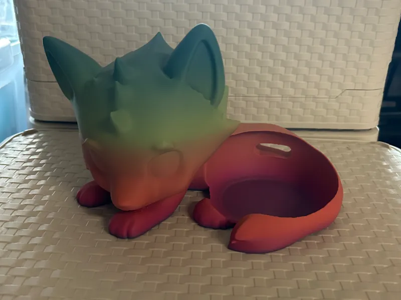 Cute wolf Echo Dot 3 Holder
