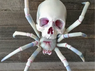 Skull Spider - Gothic Horror Decor (High Detail)