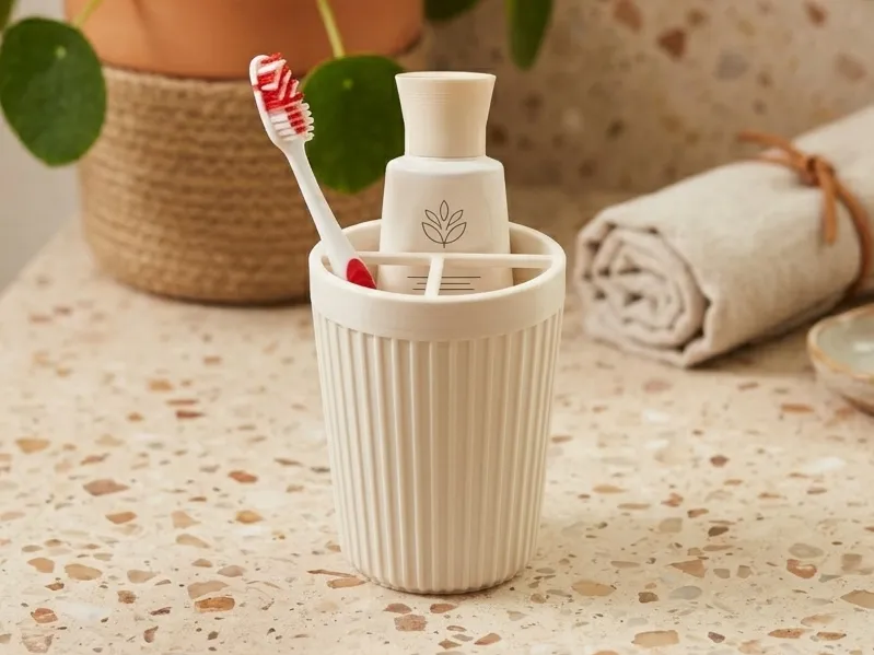 Japandi Toothbrush Holder