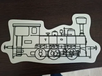 ČSD 310.0 "kafemlejnek" train wall art