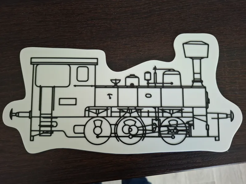 ČSD 310.0 "kafemlejnek" train wall art