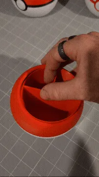 Pokeball desk organiser view 4