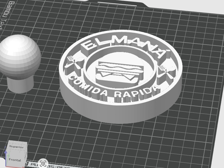 estampador logo comida rapida