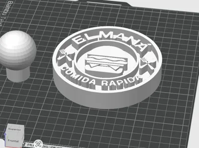 Fast food logo stamper