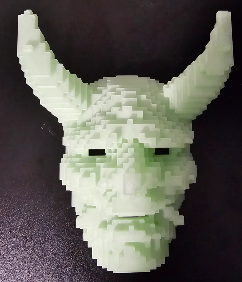 Blocky Devil Mask
