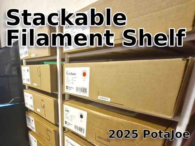 Stackable Filament Shelf
