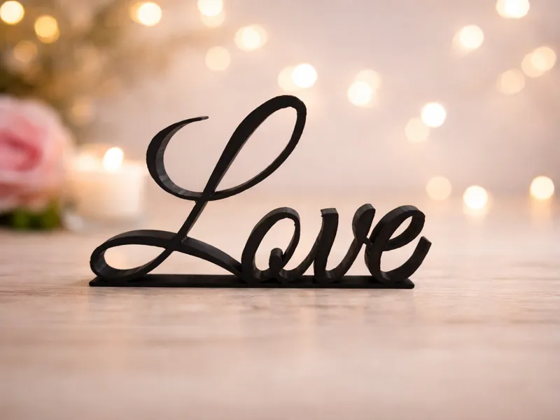 Love Schriftzug