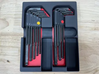 Wiha Hex (Allen) Wrench Set - Gridfinity Tray