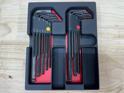 Wiha Hex (Allen) Wrench Set - Gridfinity Tray