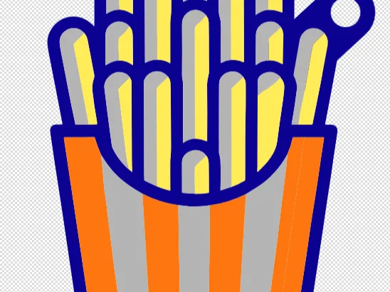 key chain fries