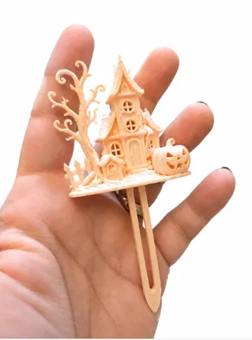 Accesorio de iluminación decorativa: Halloween Haunted House Plant Topper — vista de referencia 5