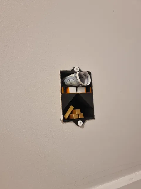 Secret Safe - Hidden Storage Vault - Power Outlet view 3