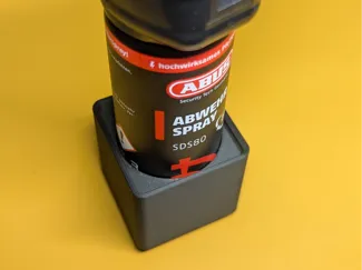 Abus pepper spray stand for gridfinity