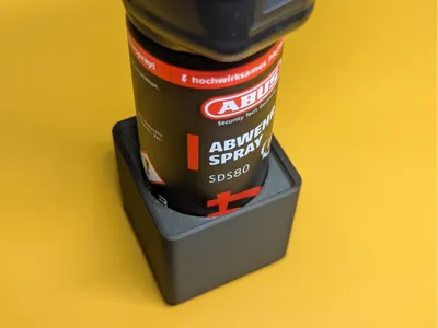Abus pepper spray stand for gridfinity