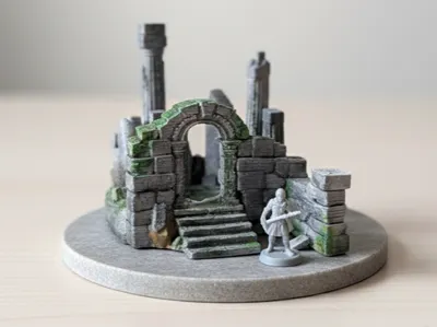 Ancient ruin terrarium ornament/ant feeder