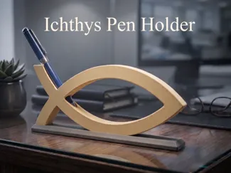 Ichthys Pen Holder