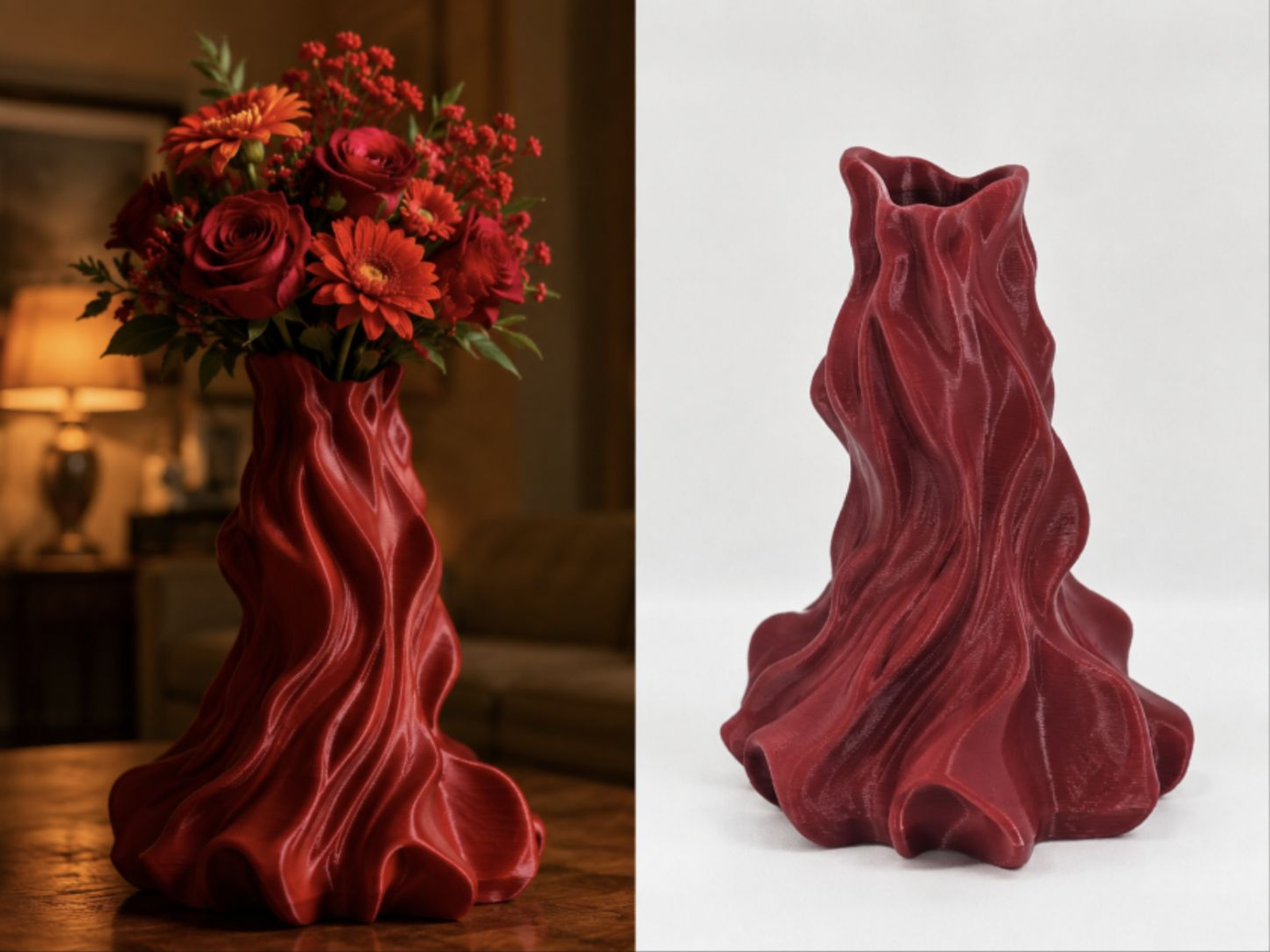 Crimson Root Vase