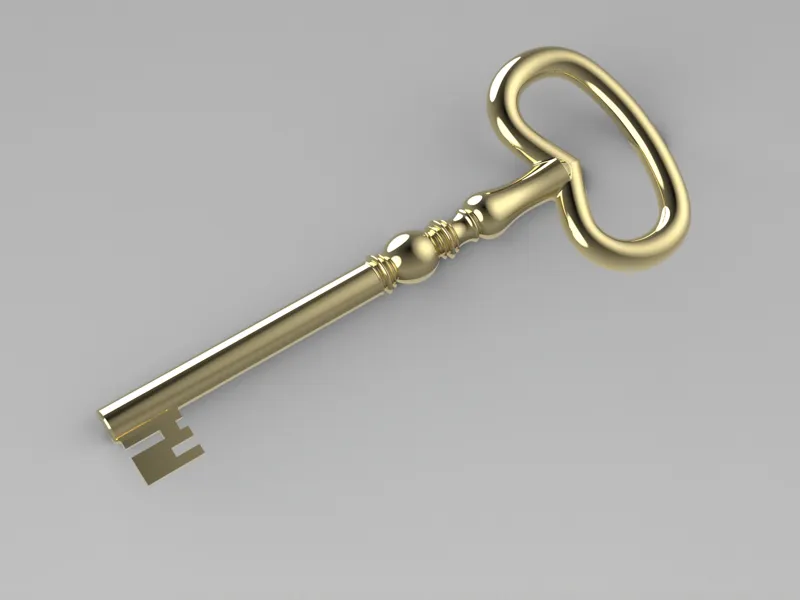 Antique skeleton key