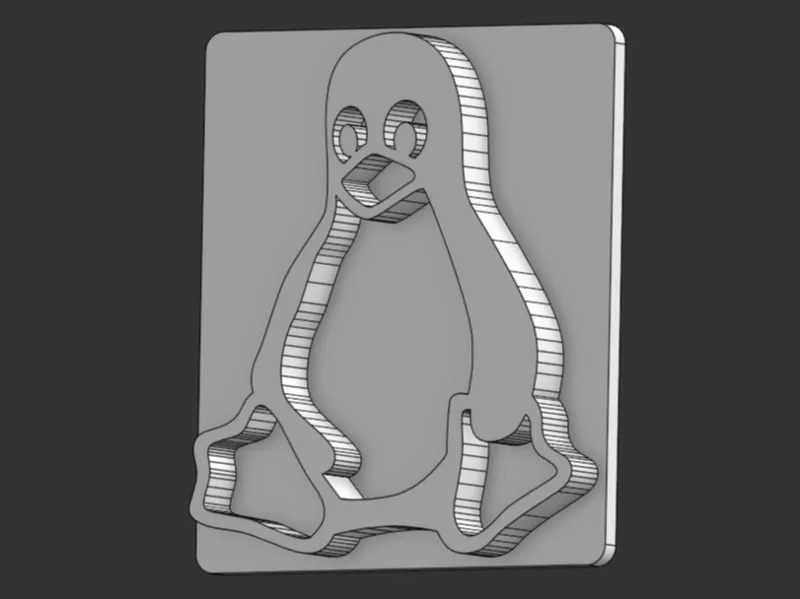 Linux Tux Keks Stechform
