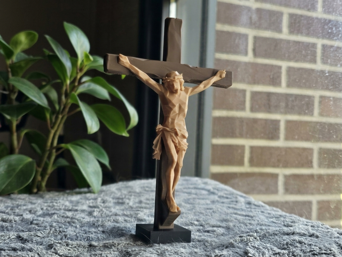 Cristo en la Cruz  crucificado  - geométrico