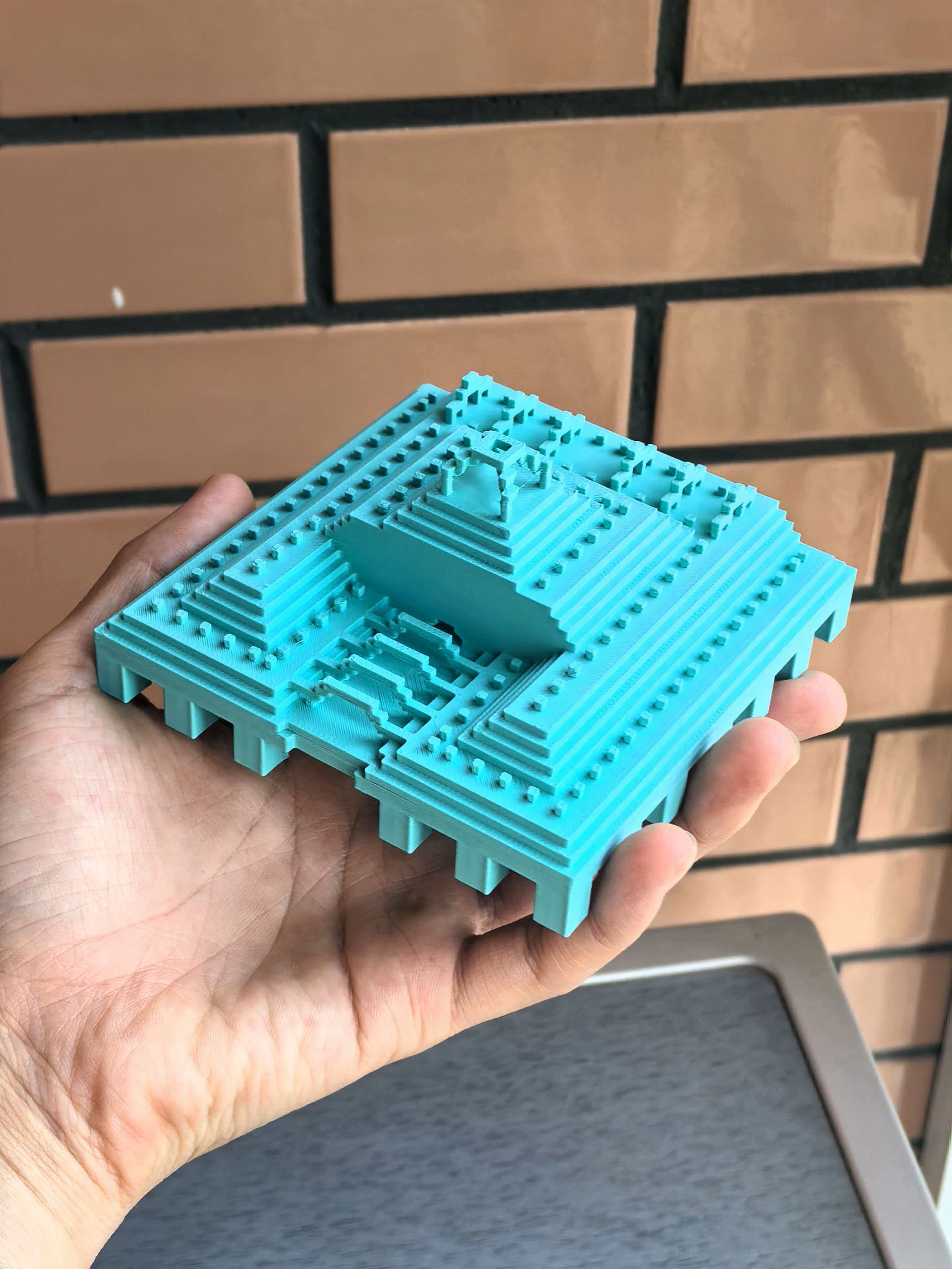 Miniatura 1 del modelo 3D 我的世界海底神殿