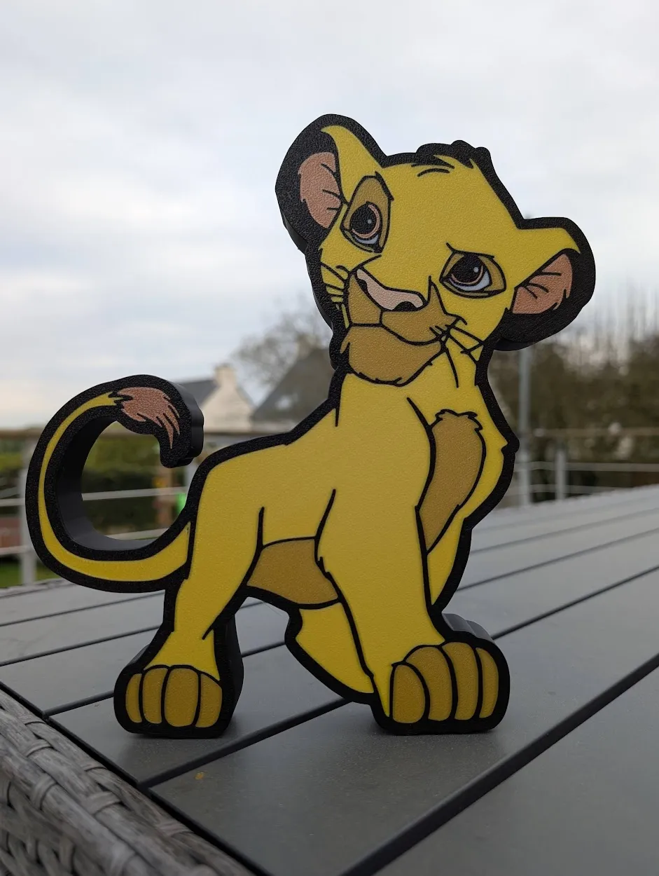 lightbox simba by lmcreation56MakerWorld: Download Free 3D Models