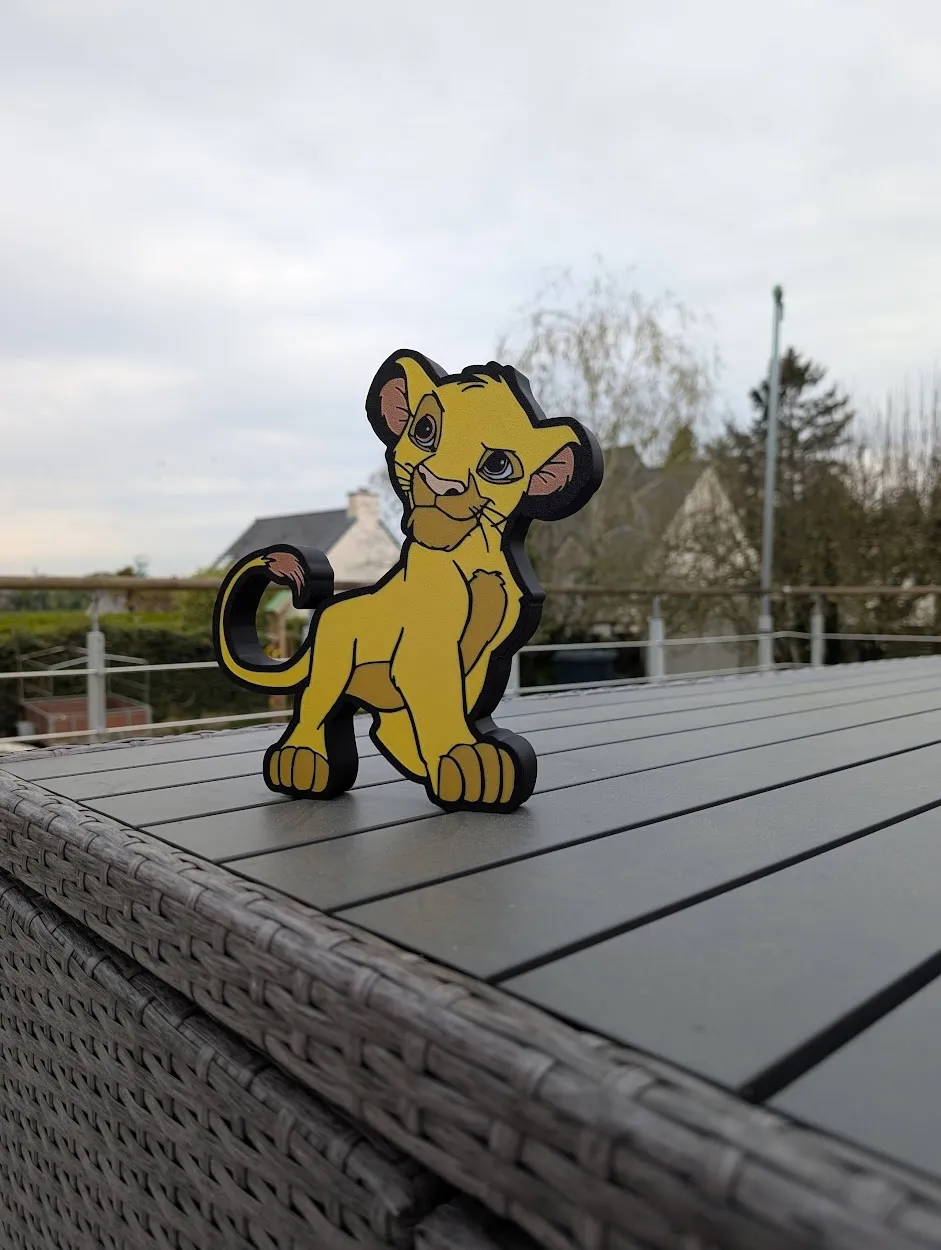 lightbox simba - Free 3D Print Model - MakerWorld