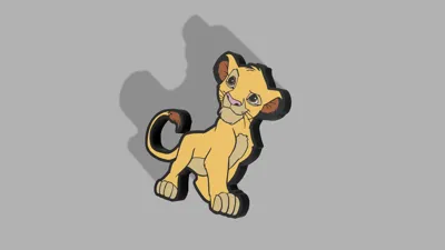 lightbox simba by lmcreation56MakerWorld: Download Free 3D Models