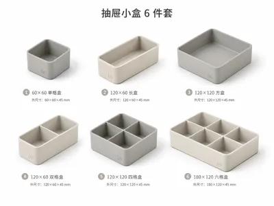 Drawer Organizer 6-piece Set