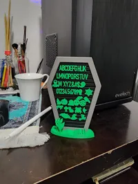 Coffin letterboard 3 colours (0.2mm layer, 2 walls, 15% infill)