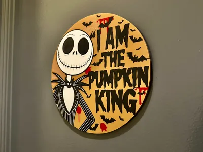 Jack Skellington Halloween Door Hanger