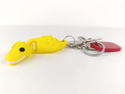Croco Dragon Keychain